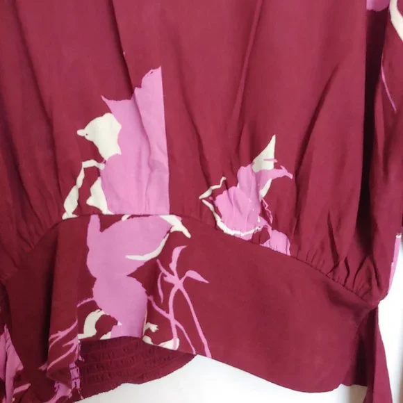 Free People Say you Love Me high neck keyhole in front & open back with sash XS - Picture 4 of 14